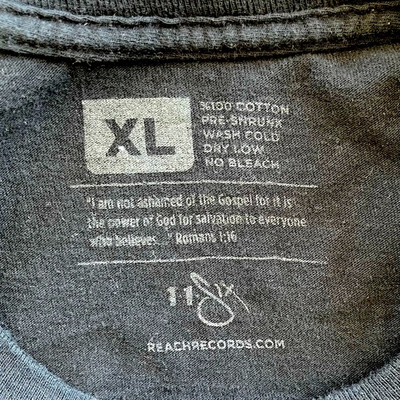 Reach Records Legacy Black Tee - Picture 4 of 5